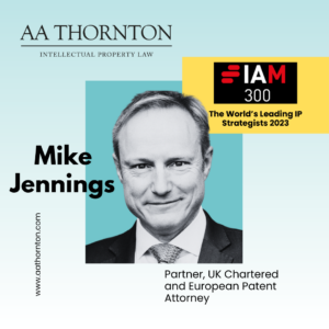 Mike Jennings recognised in IAM Strategy 300